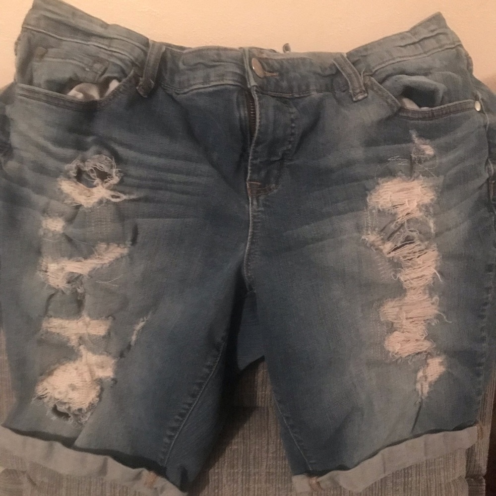 Torrid Jean Shorts